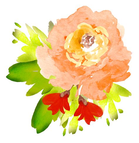 free watercolor flower clipart|watercolor flowers clip art transparent.